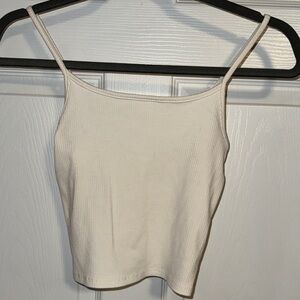 American Eagle Outfitters Cream Camisole Top